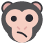 think-monkey-animal-wildlife-pet-face-icon