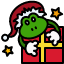 christmas-frog-amphibian-santa-icon