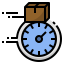 delivery-time-service-fast-courier-clock-icon