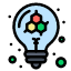 bulb-education-model-molecule-icon