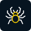 animal-halloween-insect-scary-spider-web-bug-icon