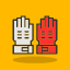 card-clothes-clothing-fashion-glove-greeting-icon