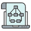 data-database-modelling-laptop-process-icon