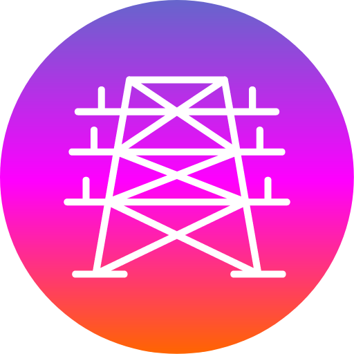 electric icon, tower icon, electricity icon, engineering icon, high ...