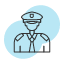 police-law-enforcement-officer-protection-justice-patrol-public-safety-crime-icon-vector-design-icons-icon