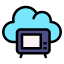television-cloud-networking-information-technology-icon