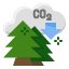 decarbonisation-decarbonization-pollution-global-warming-trees-carbon-emissions-icon