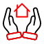 hand-house-safe-investation-icon