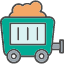 cart-extraction-material-mining-well-icon