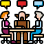 discussion-group-teamwork-meeting-conversation-team-business-icon