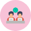 co-working-coworking-discuss-meeting-office-team-icon