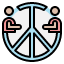 freedompeaceful-calm-serenity-stop-war-icon