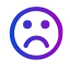 gradient-frown-icon