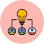 team-idea-ideacrowd-partner-partnership-teamwork-collaboration-employee-business-finance-icon-icon