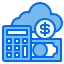 calculator-money-cloud-finance-business-icon