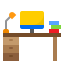 office-desk-workplace-home-table-icon