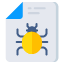 file-bug-infected-file-infected-document-infected-doc-document-virus-icon