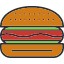 fast-food-hotdog-ketchup-mustard-sandwich-sausage-icon