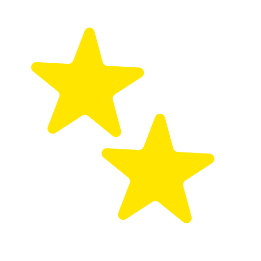 star icon, yellow star icon, outline icon, gold star icon