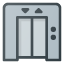 elevatorlift-hotel-building-door-icon