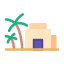 house-building-resort-desert-sand-deserts-alone-icon