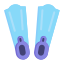 flipers-diving-fins-sport-swim-icon