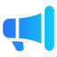 megaphone-horn-announcement-gradient-blue-icon