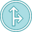 direction-right-top-arrow-circle-icon