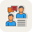 communication-conversation-interview-negotiation-hr-project-management-icon