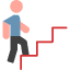 career-growth-job-manager-path-symbol-illustration-icon