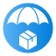 umbrella-protection-package-box-insurance-icon