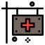 care-clinic-flag-health-hospital-icon