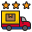 rattingshipping-box-star-truck-icon