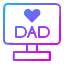 monitor-father-day-father-day-happy-family-dady-love-dad-life-gentle-man-parenting-event-male-icon