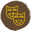 art-comedy-creation-drama-histrionics-mask-theater-icon