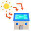 solar-power-house-icon