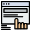 click-finger-touch-web-website-icon