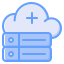 add-cloud-server-add-cloud-database-hybrid-hosting-cloud-server-storage-database-icon