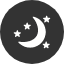 half-moon-space-galaxy-universe-science-astronomy-weather-night-icon