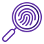 find-fingerprint-magnifying-crime-evidence-icon