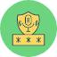 voice-access-security-door-smart-home-lock-icon