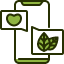 talkingchat-phone-ecology-leaf-icon