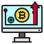 business-cryptocurrency-digital-money-monitor-icon