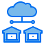 home-laptop-cloud-work-at-icon