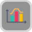 normalized-stacked-bar-chart-analytics-diagram-finance-icon