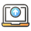 computerdesktop-laptop-monitor-arrow-upload-icon