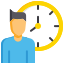 employee-working-hour-icon