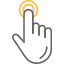 double-finger-gesture-hand-tap-icon-vector-design-icons-icon