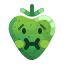 emoji-nausea-sick-strawberry-fruit-icon