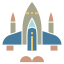 space-shuttlespace-cosmos-astronomy-planet-technology-icon